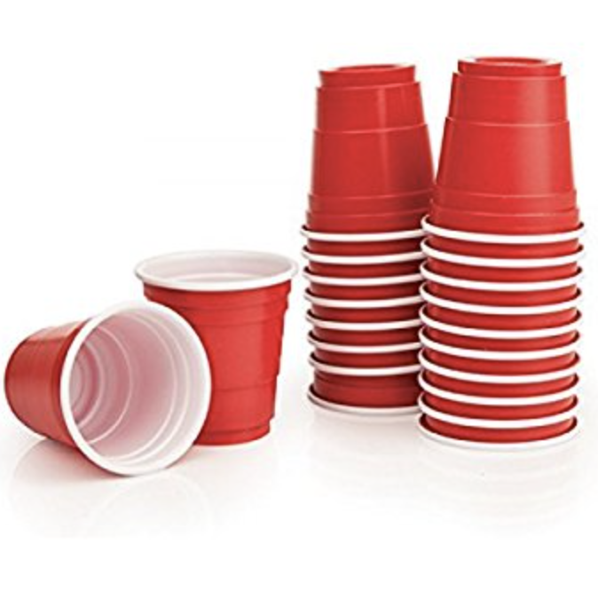 Mini Plastic SOLO Cups 3oz 100ct